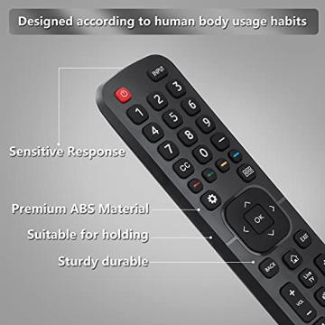 Replacement Remote for Hisense Smart TVs - Simple Setup
