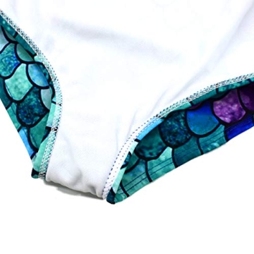 HONISEN Girls One Piece Swimsuit Cute Adjustable Swimwear