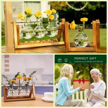 Kingbuy Plant Propagation Station - Terrarium Planter