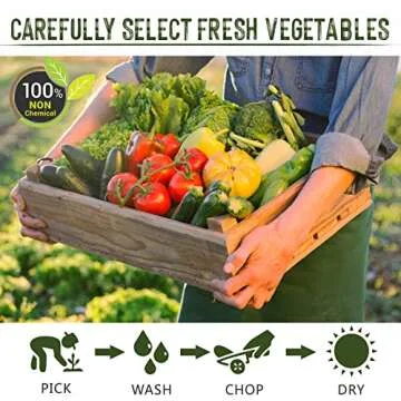 Yimi Freeze Dried Dehydrated Vegetables, Ramen Toppings Soup Mix, Dry Veggie Flakes for Noodle Cooking Camping Emergency Supply, 100% Natural, Ideal for St. Patrick's Day, 17.6 oz (1.1 Pounds)