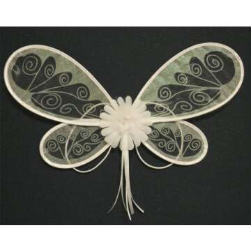 Little Adventures Deluxe Fairy Wings (White)