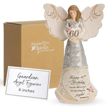 Pavilion Elements Angels Figurine - 60th Birthday Guardian Angel