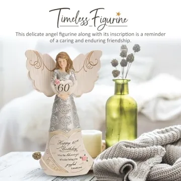 60th Birthday Guardian Angel Figurine Gift