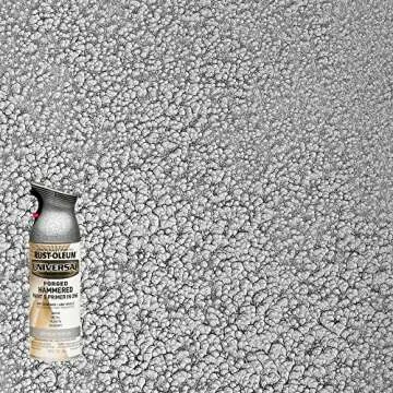 Rust-Oleum 271481 Universal All Surface Forged Hammered Spray Paint, 12 oz, Antique Pewter
