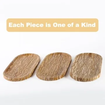 Koville Turkish Natural Marble Tray - Elegant 12"x6" Organizer