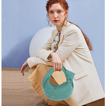 ELDA Rhinestone Evening Clutch for Women Sparkling Party Bag