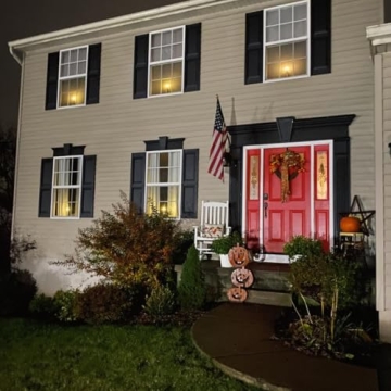 NONNO & ZGF Flameless Window Candles with Remote - 6 Pack