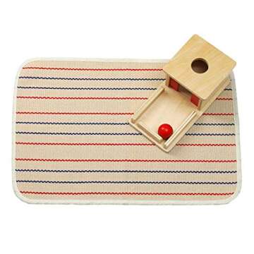 XIGUE EOFEEL Montessori Materials Accessories Children Playing Mat Working Rug (23.6×16.5 in)