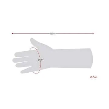 Mamison Quality Kitchen Non-Slip Reusable Rubber Gloves Pink Color, Cleaning, Kitchen, Pet Care, Washing (1 Pairs, Medium)