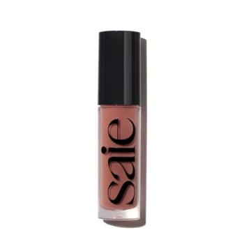 Saie Glossybounce High-Shine Hydrating Lip Gloss Oil - Sheer Tinted Lip Oil with Hyaluronic Acid + J...