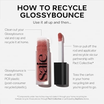 Shop Saie Glossybounce Hydrating Lip Gloss Oil for Moist & Glossy Lips