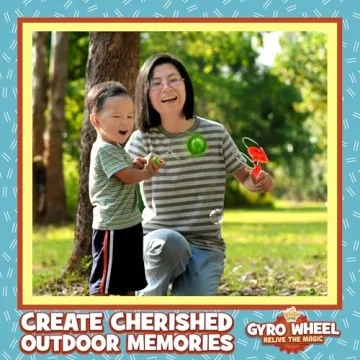 Light Up Magnetic Gyro Wheel Toy for Kids & Adults Ages 4+