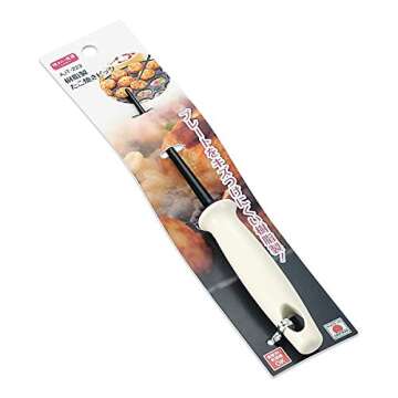 Shimomura Kougyou AJT-223 AjT-223 Japanese Ajiri Food Set, Resin Takoyaki Pick, Made in Niigata, Mad...