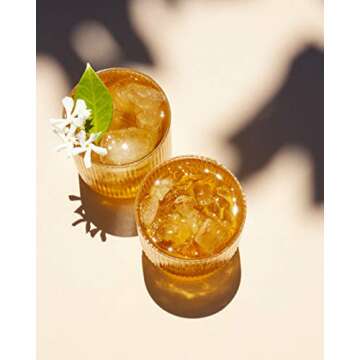 Pique Organic Jasmine Green Tea Crystals - Vitalizing Antioxidants for Immune Support, Radiant Skin, Calm Energy, Fresh Aroma Jasmine Petals - 14 Single Serve Sticks (Pack of 1)