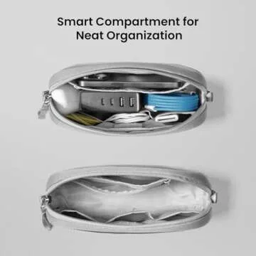 Versatile tomtoc Electronics Organizer Pouch for Travel and Daily Use