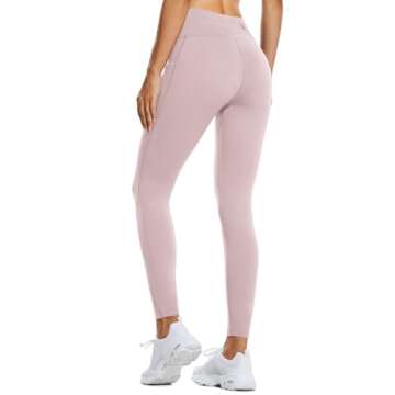 BALEAF Thermal Leggings for Women Fleece Lined Waterproof Winter Hiking Pants Warm Tights Cold Weath...