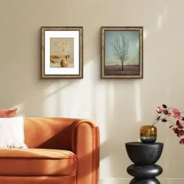 Golden State Art 11x14 Photo Frame with Mat and Glass