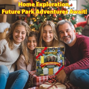 Funwares National Parks Pursuit Trivia Board Game for Families