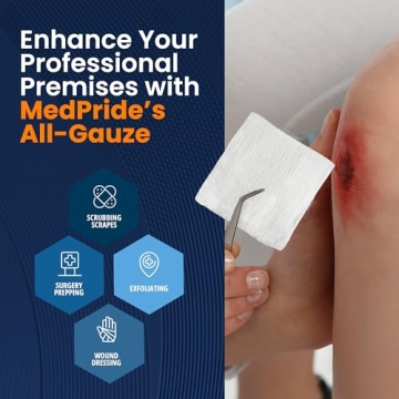 Medpride 4x4 Gauze Sponges 200 Count Extra Absorbent