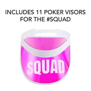 Pop Fizz Designs Bachelorette Squad Visors - Pink 12 Pack