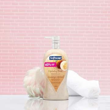 Softsoap Coconut Butter Exfoliating Body Wash 32 oz