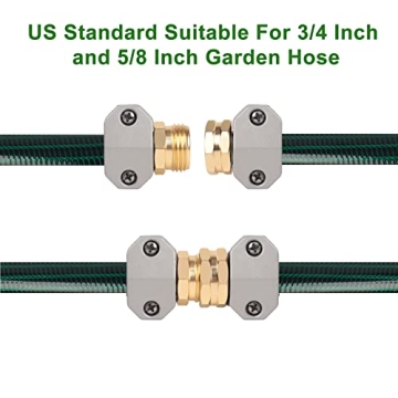 Durable Hose Repair Kit for Gardeners - 3 Connectors
