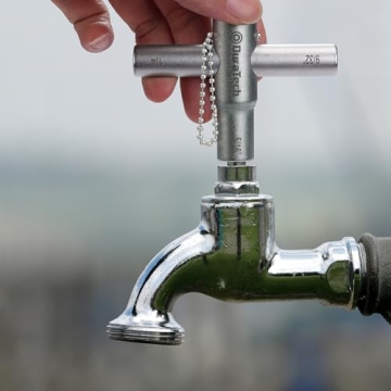 DURATECH 4 Way Sillcock Key Set for Home Repairs and Maintenance