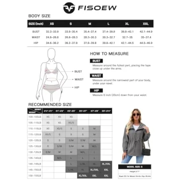 Fisoew Women's Zip Up Sweatshirt Long Sleeve Stand Neck Drawstring Waist Warm No Hood Sweatshirt Khaki