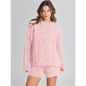 ANRABESS Cozy 2 Piece Knit Set for Women