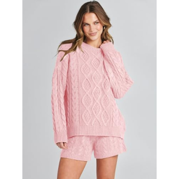 ANRABESS Cozy 2 Piece Knit Set for Women