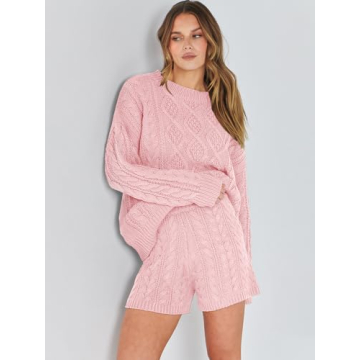ANRABESS Cozy 2 Piece Knit Set for Women