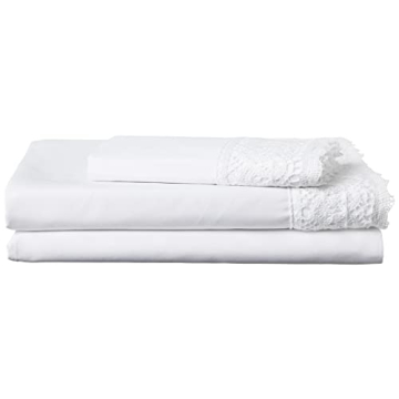 Modern Threads Microfiber Sheets Set - Soft Lace Twin Bedding