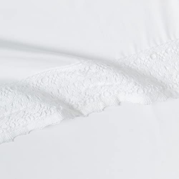 Modern Threads Microfiber Lace Sheets - Soft and Elegant Twin Set