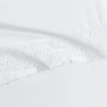 Modern Threads Microfiber Lace Sheets - Soft and Elegant Twin Set