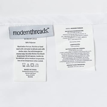 Modern Threads Microfiber Lace Sheets - Soft and Elegant Twin Set