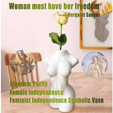 Female Body Vase Funky Decor maximalist Decor Female Form Body Sculpture Decor Plant Pot Women Body Flower Pot Shaped Body Figure Decor Female Body Statue Decor Butt Human Body vase Body Art vase