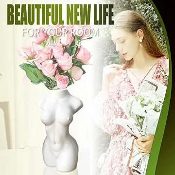 Female Body Vase Funky Decor maximalist Decor Female Form Body Sculpture Decor Plant Pot Women Body Flower Pot Shaped Body Figure Decor Female Body Statue Decor Butt Human Body vase Body Art vase