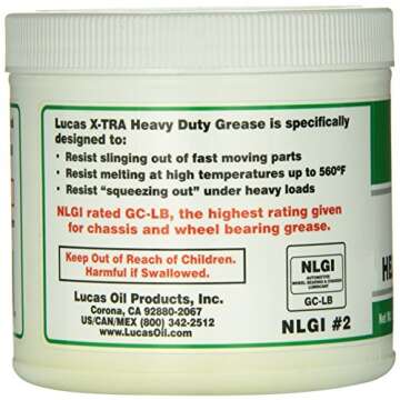 Lucas Oil X-Tra Heavy Duty Grease/12x1/ 1lb Tub