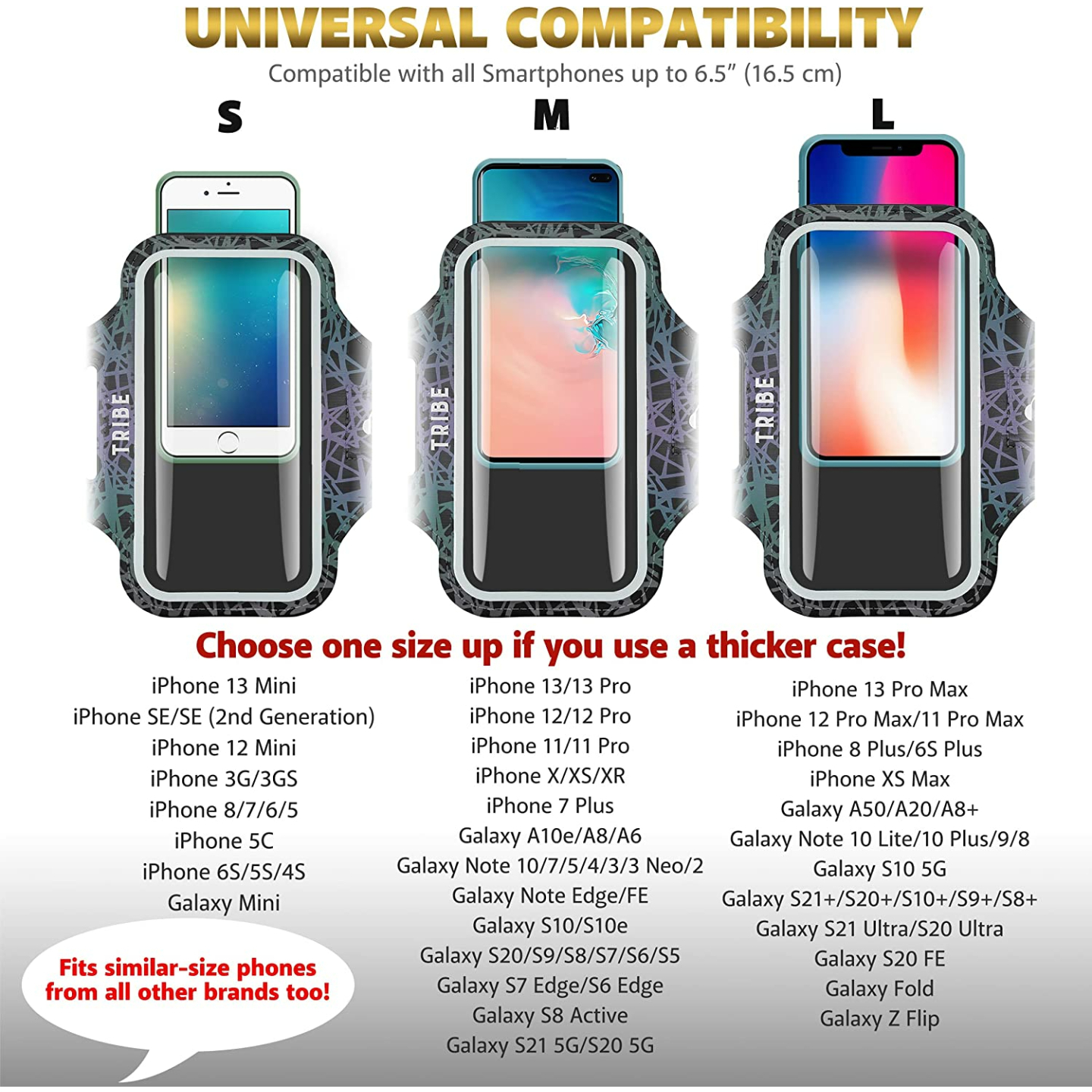 TRIBE Running Armband: Hands-Free Phone Holder