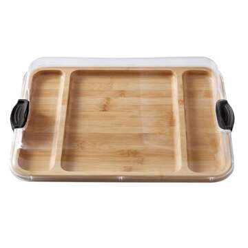 FARBERWARE Build-a-Board with Clear Lid & Compartments