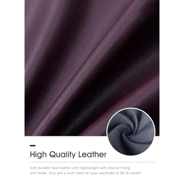 SANTINY Women's High Waisted Faux Leather Pants Online