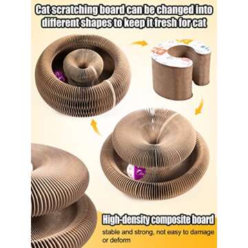 Magic Organ Cat Scratching Board - Fun, Eco-Friendly & Durable