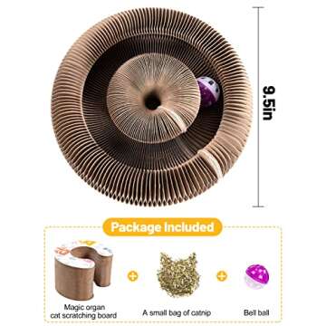 Magic Organ Cat Scratching Board - Fun, Eco-Friendly & Durable