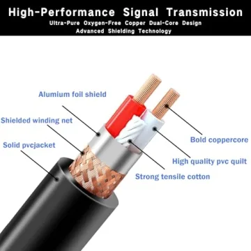 BAINESS 10ft Flexible DMX Cable for Stage Lighting