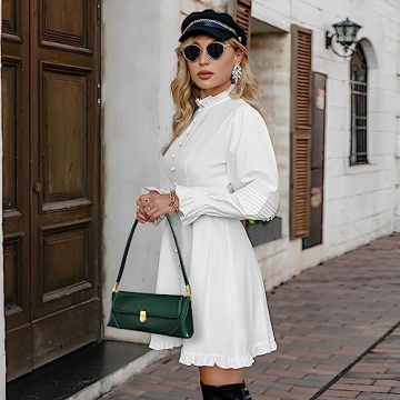 Cuiab Vintage Green Shoulder Bag for Daily Style