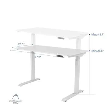FlexiSpot Essential Standing Desk Adjustable Electric Desk
