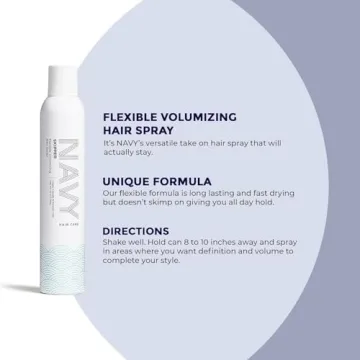 NAVY Hairspray for Fine Hair - Flexible Hold, 10 fl oz