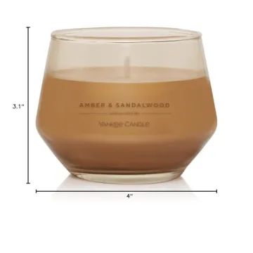Luxurious Amber & Sandalwood Candle for Gifting