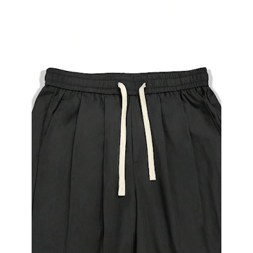 Stylish Floerns Men's Drawstring Wide Leg Pants for Comfort