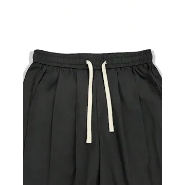 Stylish Floerns Men's Drawstring Wide Leg Pants for Comfort
